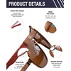 image:imageDUCO Aviator Sunglasses for Men Women Carbon Fiber Polarized Sunglasses Men UV Protection for Driving Golf Fishing 3051Brown Frame Brown Lens
