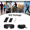 image:imageDUCO Baseball Sunglasses for Men Polarized Cycling Goggles DC0035  UV400 Protection Sports Glasses Impactresistant Running Shades Flexible for Softball Fishing DrivingBlackgreyrevo Black