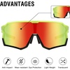 image:imageDUCO Baseball Sunglasses for Men Polarized Cycling Goggles DC0035  UV400 Protection Sports Glasses Impactresistant Running Shades Flexible for Softball Fishing DrivingGreenblackrevo Orange