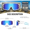 image:imageDUCO Baseball Sunglasses for Men Polarized Cycling Goggles DC0035  UV400 Protection Sports Glasses Impactresistant Running Shades Flexible for Softball Fishing DrivingWhitebluerevo Blue