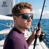 image:imageDUCO Baseball Sunglasses for Men Polarized Cycling Goggles DC0035  UV400 Protection Sports Glasses Impactresistant Running Shades Flexible for Softball Fishing DrivingBlackgreyrevo Black