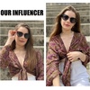 image:imageDUCO Cat Eye Sunglasses for Women Retro Polarized Womens Sun Glasses 90s Vintage Shades UV Protection DC1222Black Frame Grey Lens