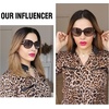 image:imageDUCO Classic Sunglasses for Women polarized womens sunglasses 100 UV Protection Shades 6214Brown Frame Brown Lens