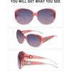 image:imageDUCO Classic Sunglasses for Women polarized womens sunglasses 100 UV Protection Shades 6214Gradient Red Frame Purple Lens