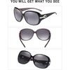 image:imageDUCO Classic Sunglasses for Women polarized womens sunglasses 100 UV Protection Shades 6214Purple Frame Gray Lens