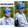 image:imageDUCO Kids Youth Baseball Sunglasses for Boys Girls Age 816 Polarized UV400 Protection Sports Cycling Glasses DK26801white Black Frame Black Temple Revo Blue Lens