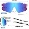 image:imageDUCO Kids Youth Baseball Sunglasses for Boys Girls Age 816 Polarized UV400 Protection Sports Cycling Glasses DK26801white Black Frame Black Temple Revo Blue Lens