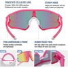 image:imageDUCO Kids Youth Baseball Sunglasses for Boys Girls Age 816 Polarized UV400 Protection Sports Cycling Glasses DK26807pink Frame White Temple Colorful Lens