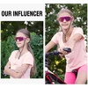 image:imageDUCO Kids Youth Baseball Sunglasses for Boys Girls Age 816 Polarized UV400 Protection Sports Cycling Glasses DK26807pink Frame White Temple Colorful Lens