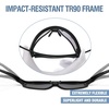 image:imageDUCO Kids Youth Baseball Sunglasses for Boys Girls Age 816 Polarized UV400 Protection Sports Cycling Glasses DK26809black Frame Black Temple Revo Orange Lens