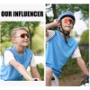 image:imageDUCO Kids Youth Baseball Sunglasses for Boys Girls Age 816 Polarized UV400 Protection Sports Cycling Glasses DK26810white Frame Revo Orange Lens