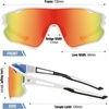 image:imageDUCO Kids Youth Baseball Sunglasses for Boys Girls Age 816 Polarized UV400 Protection Sports Cycling Glasses DK26810white Frame Revo Orange Lens