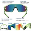 image:imageDUCO Kids Youth Baseball Sunglasses for Boys Girls Age 816 Polarized UV400 Protection Sports Cycling Glasses DK268Clear Green Frame Revo Orange Lens