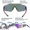 image:imageDUCO Kids Youth Baseball Sunglasses for Boys Girls Age 816 Polarized UV400 Protection Sports Cycling Glasses DK268Clear Purple Frame Black Temple Purle Lens