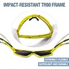 image:imageDUCO Kids Youth Baseball Sunglasses for Boys Girls Age 816 Polarized UV400 Protection Sports Cycling Glasses DK268Fluorescent Green Frame Rose Purple Revo Orange Lens