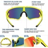 image:imageDUCO Kids Youth Baseball Sunglasses for Boys Girls Age 816 Polarized UV400 Protection Sports Cycling Glasses DK268Fluorescent Green Frame Rose Purple Revo Orange Lens