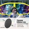 image:imageDUCO Kids Youth Baseball Sunglasses for Boys Girls Age 816 Polarized UV400 Protection Sports Cycling Glasses DK268Fluorescent Green Frame Rose Purple Revo Orange Lens