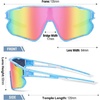 image:imageDUCO Kids Youth Baseball Sunglasses for Boys Girls Age 816 Polarized UV400 Protection Sports Cycling Glasses DK268Light Blue Purple Dot Frame Purple Lens