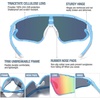 image:imageDUCO Kids Youth Baseball Sunglasses for Boys Girls Age 816 Polarized UV400 Protection Sports Cycling Glasses DK268Light Blue Purple Dot Frame Purple Lens