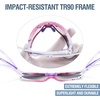 image:imageDUCO Kids Youth Baseball Sunglasses for Boys Girls Age 816 Polarized UV400 Protection Sports Cycling Glasses DK268Pink White Frame Purpletemple Revo Purple Lens