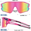 image:imageDUCO Kids Youth Baseball Sunglasses for Boys Girls Age 816 Polarized UV400 Protection Sports Cycling Glasses DK268Rose Painting Frame Revo Colorful Lens