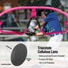 image:imageDUCO Kids Youth Baseball Sunglasses for Boys Girls Age 816 Polarized UV400 Protection Sports Cycling Glasses DK268Rose Painting Frame Revo Colorful Lens