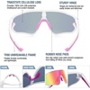 image:imageDUCO Kids Youth Baseball Sunglasses for Boys Girls Age 816 Polarized UV400 Protection Sports Cycling Glasses DK268White Frame Pink Temple Revo Orange Lens