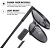 image:imageDUCO Mens Polarized Sunglasses for Men Ultra Lightweight Carbon Fiber Sun Glasses UV Protection UV400 Shades