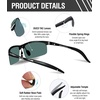 image:imageDUCO Mens Sports Polarized Sunglasses UV Protection Sunglasses for Men 8177sBlack Frame Green Lens