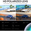 image:imageDUCO Mens Sports Polarized Sunglasses UV Protection Sunglasses for Men 8177sBlack Frame Green Lens