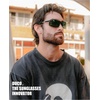 image:imageDUCO Mens Sports Polarized Sunglasses UV Protection Sunglasses for Men 8177sBlack Frame Green Lens