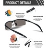 image:imageDUCO Mens Sports Polarized Sunglasses UV Protection Sunglasses for Men 8177sBlack Frame Orange Lens