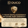 image:imageDUCO Mens Sports Polarized Sunglasses UV Protection Sunglasses for Men 8177sBlack Frame Orange Lens