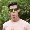image:imageDUCO Mens Sports Polarized Sunglasses UV Protection Sunglasses for Men 8177sBlack Frame Revo Green Lens