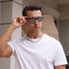 image:imageDUCO Mens Sports Polarized Sunglasses UV Protection Sunglasses for Men 8177sBlack Frame Revo Silver Lens