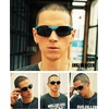 image:imageDUCO Mens Sports Polarized Sunglasses UV Protection Sunglasses for Men 8177sBlue Frame Gray Lens