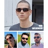image:imageDUCO Mens Sports Polarized Sunglasses UV Protection Sunglasses for Men 8177sBrown Frame Brown Lens