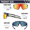 image:imageDUCO Polarized Sports Sunglasses for Men Women DC0023  UV400 Protection Beach Volleyball Sunglasses Flexible TR90 Frame Wrap Around Glasses for Baseball Softball Running03black Black Revo Orange
