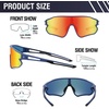 image:imageDUCO Polarized Sports Sunglasses for Men Women DC0023  UV400 Protection Beach Volleyball Sunglasses Flexible TR90 Frame Wrap Around Glasses for Baseball Softball Running10navy Black Revo Orange