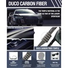 image:imageDUCO Polarized Sunglasses Men Lightweight AlMg Carbon Fiber Rectangle Sunglasses for Men UV400 Protection Sun Glasses 8206Black Frame Black Gold Temple Dark Green Lens