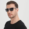 image:imageDUCO Polarized Sunglasses for Men Sun glasses All Carbon Fiber Frame 100 UV Protection for Driving Running Fishing DC8325Gunmental Frame Grey Lens