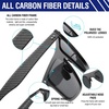 image:imageDUCO Polarized Sunglasses for Men Sun glasses All Carbon Fiber Frame 100 UV Protection for Driving Running Fishing DC8325Gunmental Frame Grey Lens