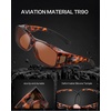 image:imageDUCO Polarized Wraparound Fitover Glasses Wear Over Sunglasses for Men Women UV Protection Sun Glasses 895403 Tortoise Frame Brown Lens