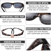image:imageDUCO Polarized Wraparound Fitover Glasses Wear Over Sunglasses for Men Women UV Protection Sun Glasses 895406 Grey Tortoise Frame Grey Lens