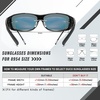 image:imageDUCO Polarized Wraparound Fitover Glasses Wear Over Sunglasses for Men Women UV Protection Sun Glasses 8954Black Frame Revo Purple Lens