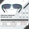 image:imageDUCO Polarized Wraparound Fitover Glasses Wear Over Sunglasses for Men Women UV Protection Sun Glasses 8954Clear Blue Frame Grey Lens