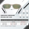 image:imageDUCO Polarized Wraparound Fitover Glasses Wear Over Sunglasses for Men Women UV Protection Sun Glasses 8954White Frame Revo Red Lens