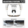 image:imageDUCO Retro Square Polarized Sunglasses for Men Women Sun Glasses Acetate Frame 100 UV Protection 2143Tortoise Frame Grey Lens