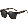 image:imageDUCO Retro Square Polarized Sunglasses for Men Women Trendy Vintage Luxury Acetate Sun Glasses UV400 DC2368
