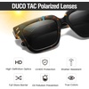 image:imageDUCO Retro Square Polarized Sunglasses for Men Women Trendy Vintage Luxury Acetate Sun Glasses UV400 DC2368